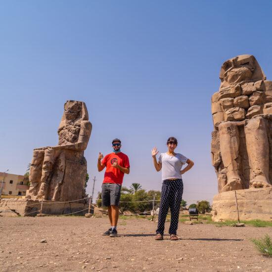 6 Days Cairo, Alexandria, Luxor & Abu Simbel Tour Package - Colossi of Memnon