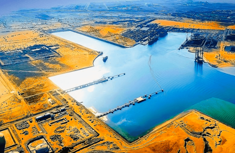 Ain Sokhna City's serene beachfront on the Red Sea