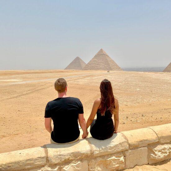 Giza Pyramids in Cairo – part of the 5 Days Cairo, Luxor and Abu Simbel Tour Package