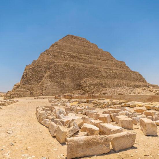 Saqqara Step Pyramid on a Day Excursion from Cairo