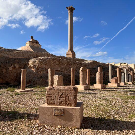 Pompey’s Pillar in Alexandria – 5 Days Cairo and Alexandria Tour