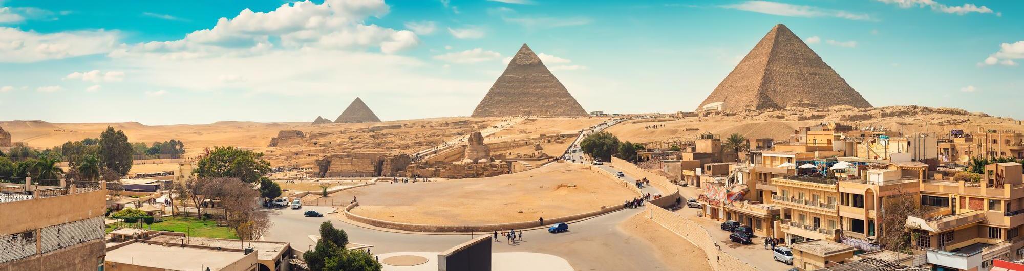 Giza Pyramids Complex on Half Day Pyramids Tour from Cairo