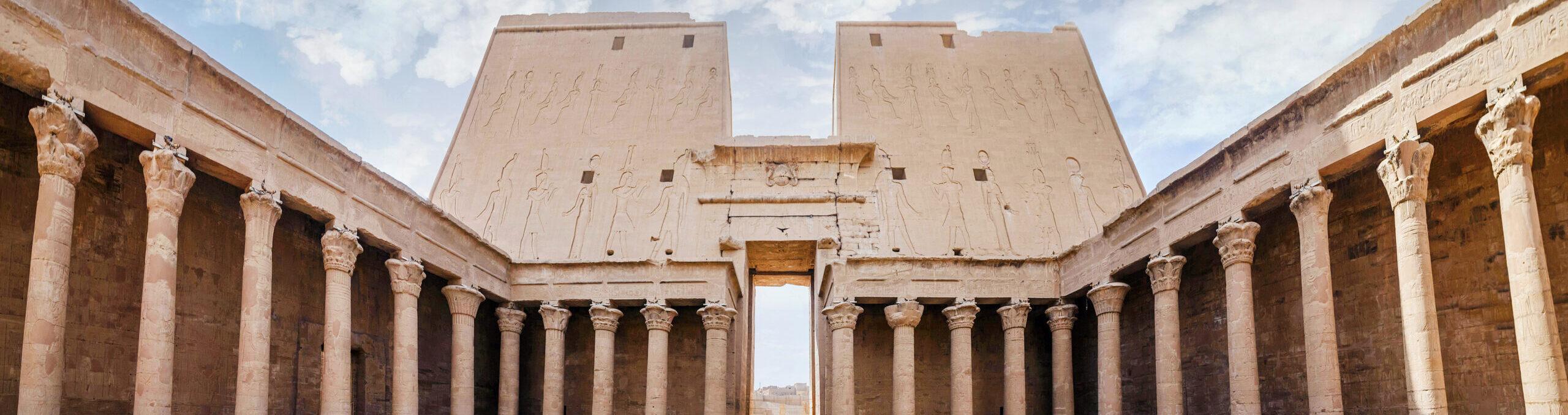 Temple of Edfu on our Edfu & Kom Ombo Day Tour from Luxor.