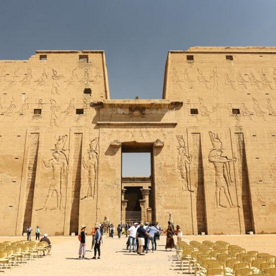 Edfu Temple - Architectural Splendor on our Edfu & Kom Ombo Temples Day Tour from Aswan