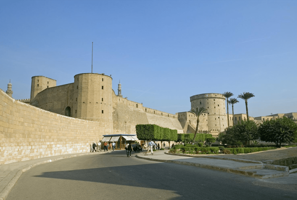 A panoramic view of Salah El Din Citadel overlooking Cairo