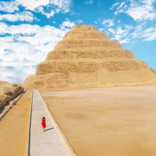 Saqqara Step Pyramid - Ancient Wonder in Cairo on Your 2 Days Cairo Trip from Hurghada by Vehicle