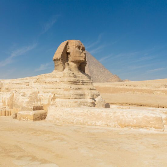 The Sphinx - Pyramids Day Trip to Pyramids from Hurghada  by Plane