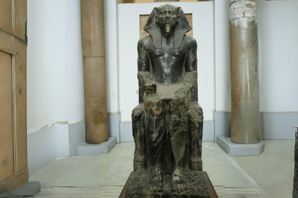 King Khafre's Stately Statue
