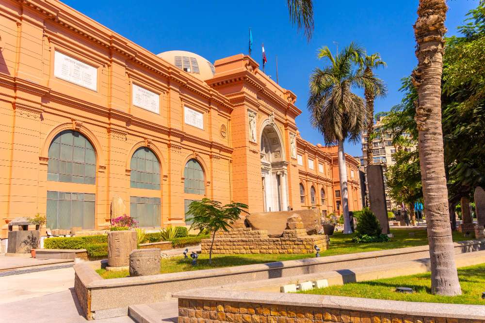 Facade of the Egyptian Museum in Cairo - Egypt Tours Group
