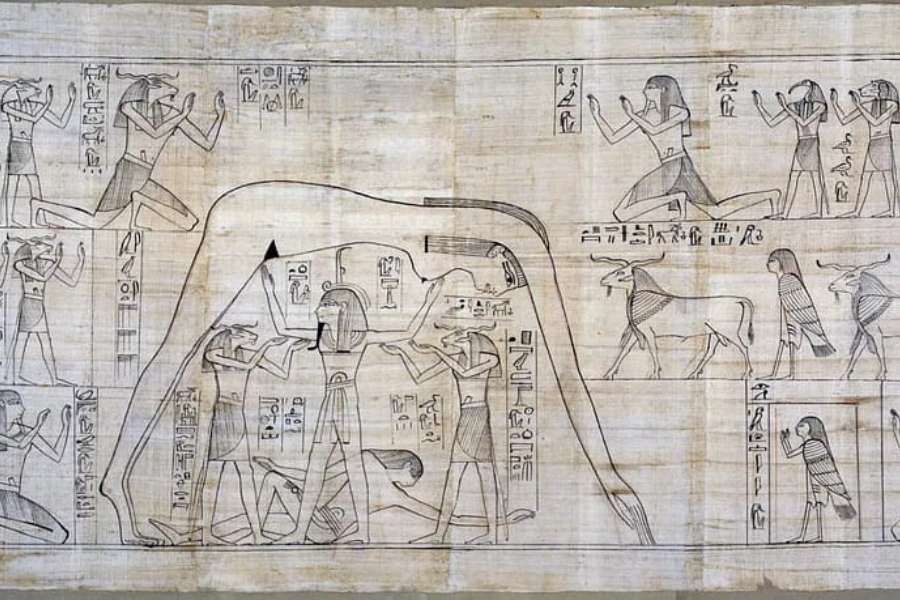 The creation of humans and the moon - Egypt Tours Group