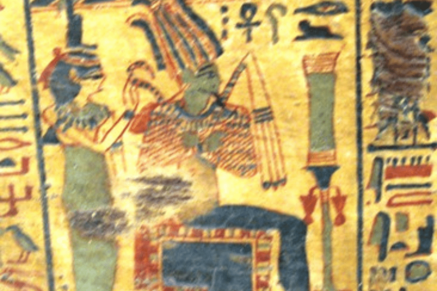 The Egyptian God of the Underworld, Osiris.