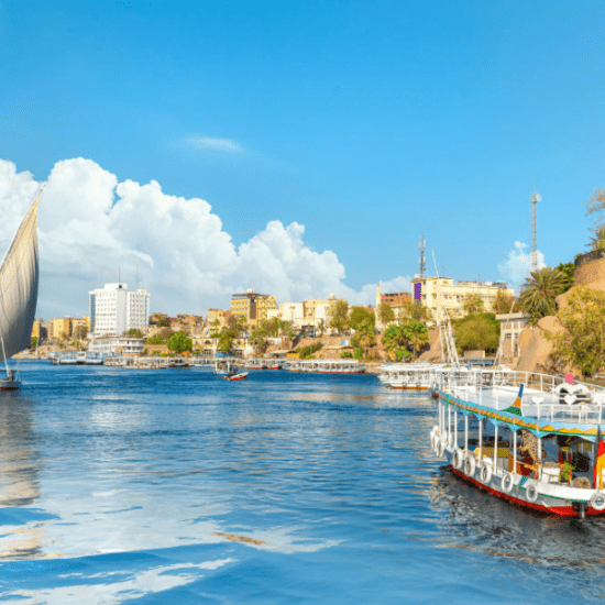 Felucca tour near Aswan's riverbanks - Private felucca tour in aswan