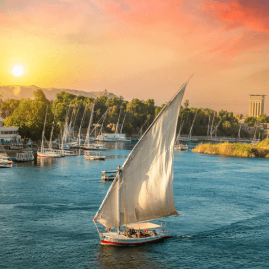 Felucca ride during sunset in Aswan - Private felucca ride in aswan