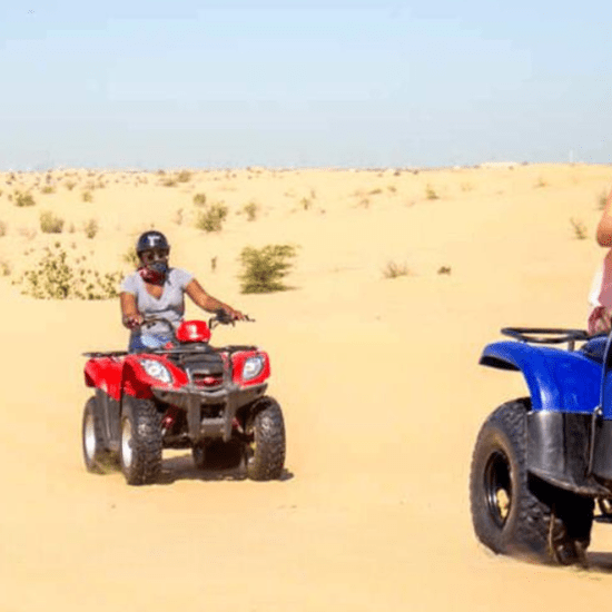 quad bike at giza pyramids
