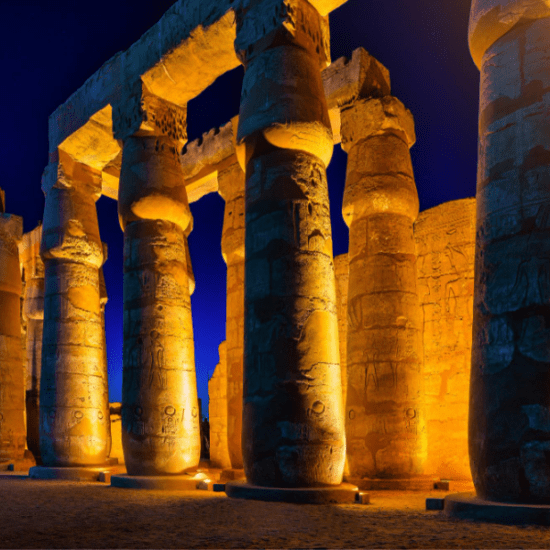 Sound and Light Show at Karnak Temple