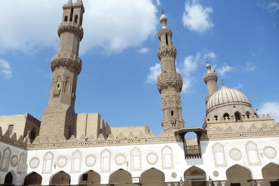 Al-Azhar mosque , outside view. Egypt Tours Group.