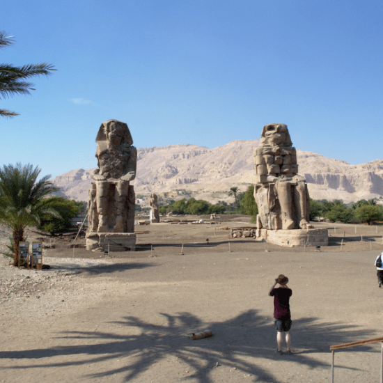 Colossi of Memnon statues - 8 Days Egypt Nile Cruise – Cairo, Luxor, Aswan & Abu Simbel