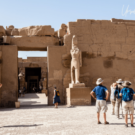 Grand columns at Karnak Temple Complex - Egypt Itinerary 8 Days: Cairo, Abu Simbel, Luxor & Hurghada