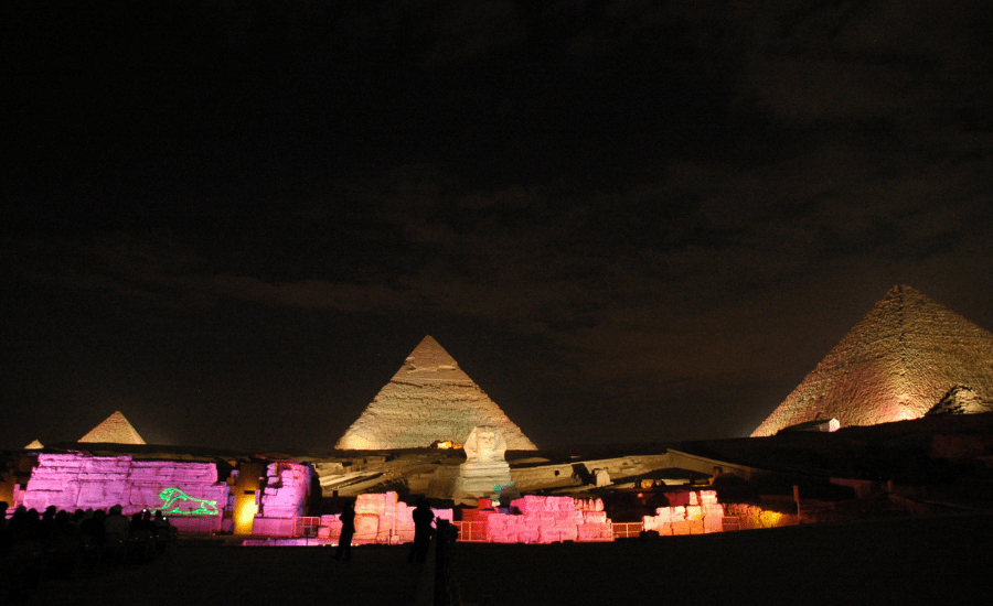 8 Days Egypt Nile Cruise – Cairo, Luxor, Aswan & Abu Simbel - Sound Light show at Giza Pyramids