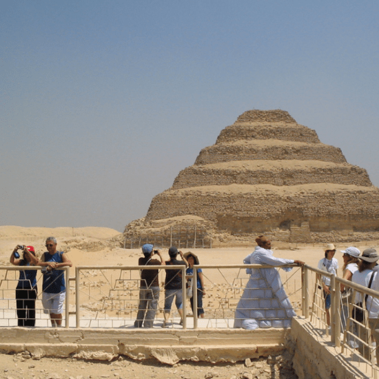 Saqqara Step Pyramid in Egypt - 9 Days Cairo, Luxor & Hurghada Tour Package