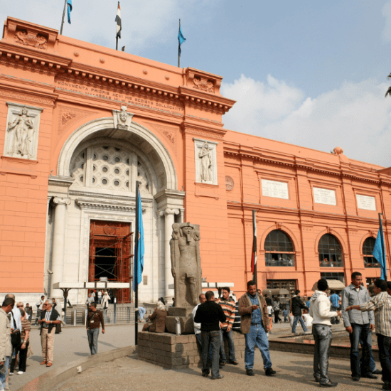 Exterior of The Egyptian Museum in Cairo - 8 Days Cairo, Aswan, Abu Simbel & Luxor Tour