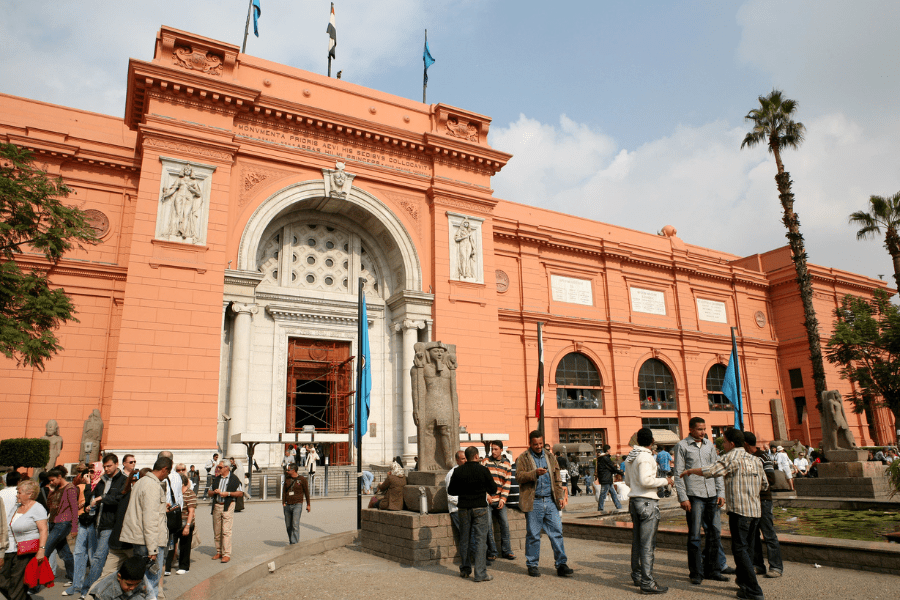 Exterior of The Egyptian Museum in Cairo - 8 Days Cairo, Aswan, Abu Simbel & Luxor Tour