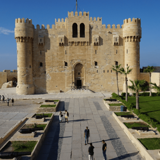 The Qaitbay Citadel in Alexandria - 8 Days Cairo, Nile Cruise & Alexandria Tour package