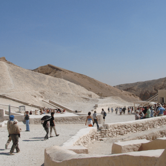 Entrance to a tomb in the Valley of the Kings - 9 Days Cairo, Luxor & Hurghada Tour