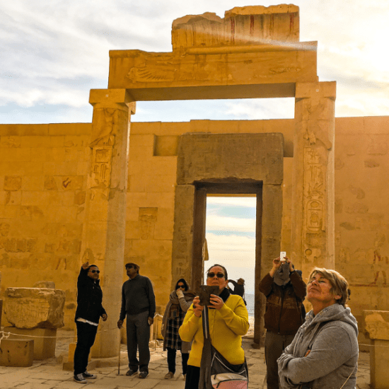 Entrance to a tomb in the Valley of the Kings - 8 Days Cairo, Aswan, Abu Simbel & Luxor Tour