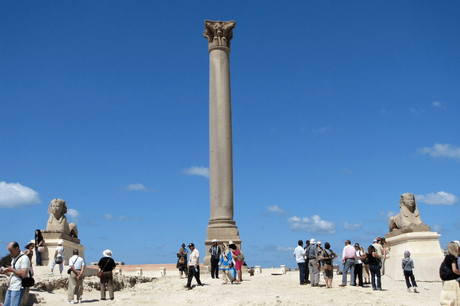 11 Days Cairo, Aswan, Luxor, Abu Simbel and Alexandria Tour - pompey's pillar - Egypt Tours Group