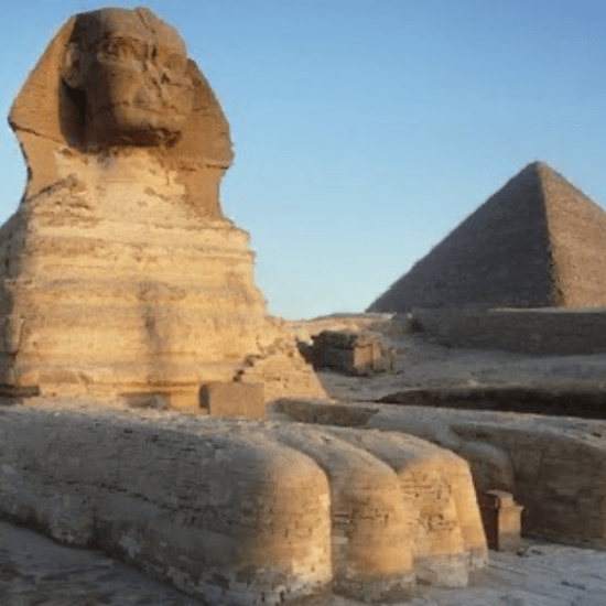 Great Sphinx and Pyramids of Giza, Cairo Egypt