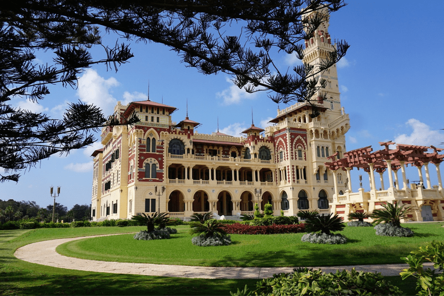 Montazah Palace Gardens. Egypt Tours Group.