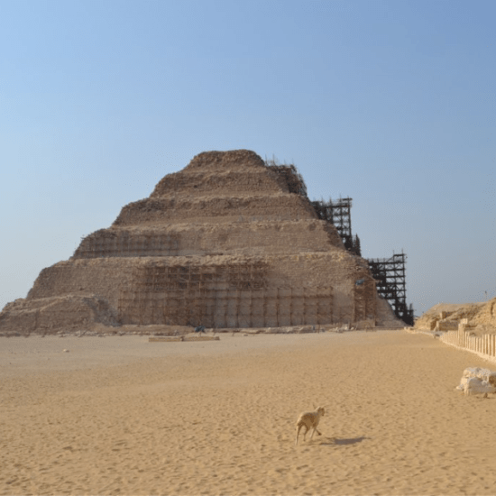 Step Pyramid of Saqqara near Cairo Egypt