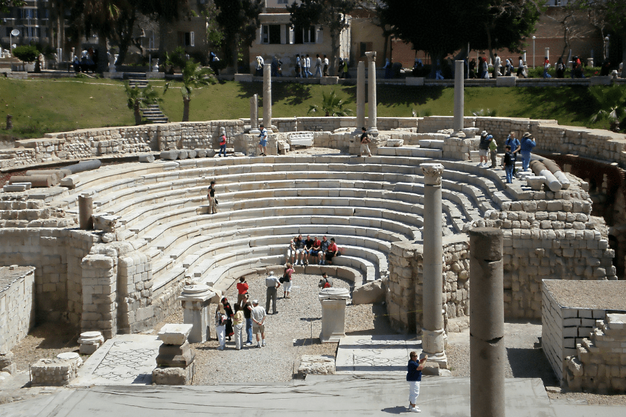 Ancient Roman Amphitheater - From Alexandria to the World - Egypt Tours Group