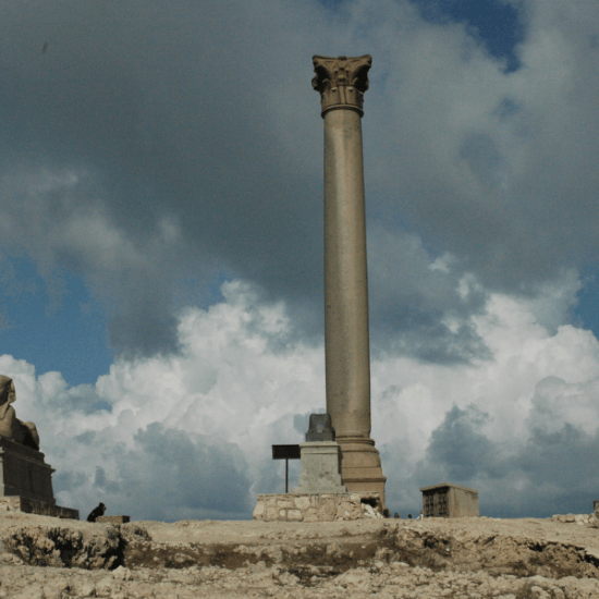 Pompey's Pillar - 10 Days Cairo, Alexandria, Luxor, Aswan & Abu Simbel Tour