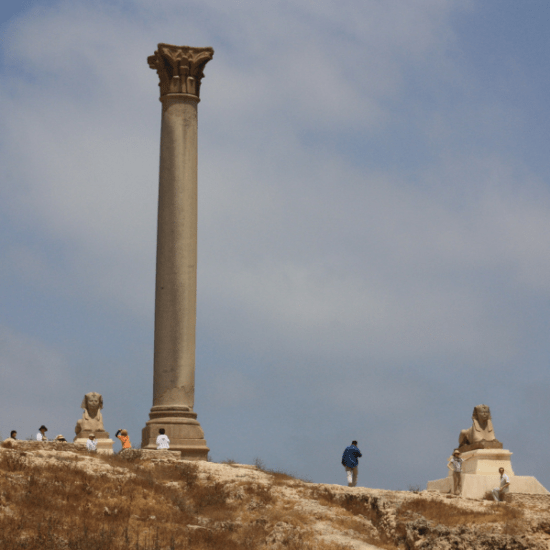 Pompey's Pillar - 10 Days Cairo, Nile Cruise & Alexandria Tour