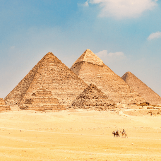 Giza pyramids, 12 Days Cairo, Alexandria, Luxor, Aswan & Abu Simbel Tour