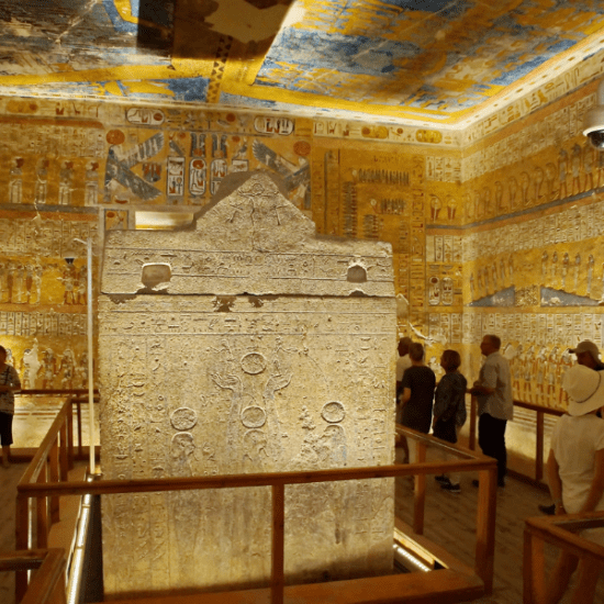 The valley of the kings, inside view, 12 Days Cairo, Nile Cruise, and Sharm El Sheikh Holiday
