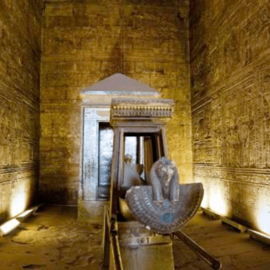 Edfu Temple Egypt – dedicated to Horus, the Falcon God