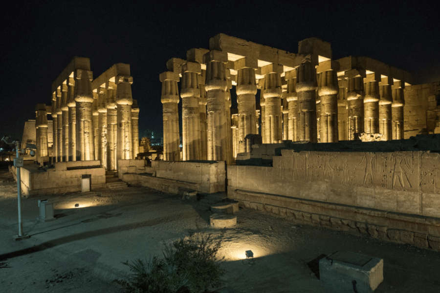 12 Days Cairo, Nile Cruise and Sharm El Sheikh Holiday - Luxor Temple at night - Egypt Tours Group
