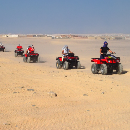 Quad biking adventure in Egypt’s golden desert - 14 Days Cairo, Luxor, Hurghada & Oases Tour Package