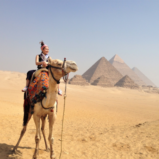 Giza Pyramids, iconic wonders of ancient Egypt.