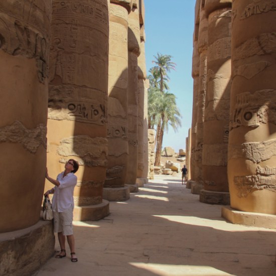 The massive Karnak Temple complex in Luxor - 12 Days Cairo, Nile Cruise, Hurghada & Bahariya Oasis Tour