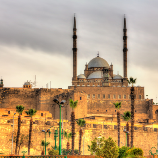 The majestic Mohammed Ali Mosque in Cairo’s Citadel.