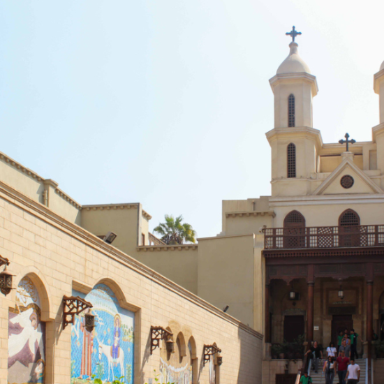 The historic Hanging Church in Old Cairo - 16 Days Egypt Tour Package