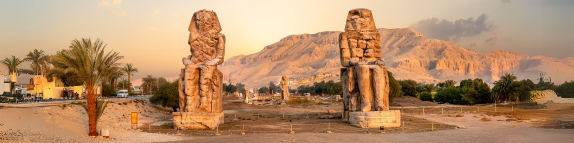 Enjoy visiting Colossi of Memnon during yours 14 Days Egypt Tour Package – Cairo, Luxor, Hurghada, Oasis and Alexandria