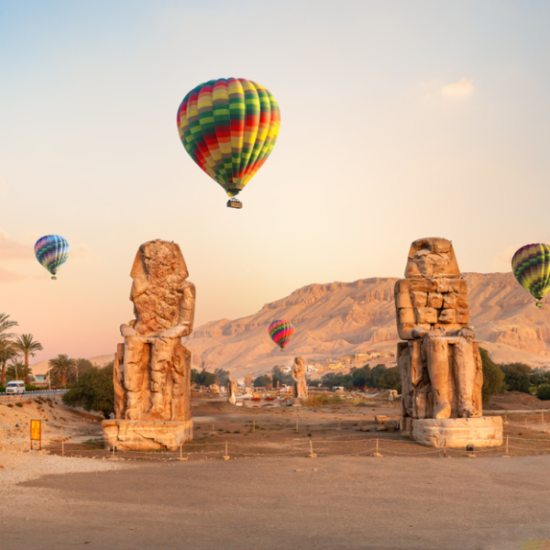 Colossi of Memnon statues in Luxor