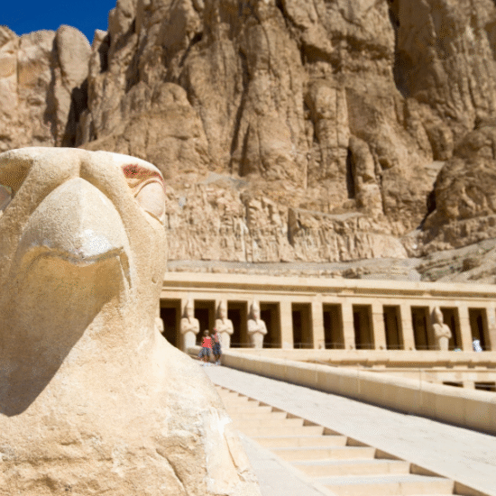 Hatshepsut Temple, a stunning mortuary temple in Luxor - 8 Days Cairo, Aswan, Luxor and Fayoum Egypt Vacation