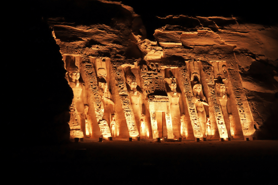Luxor Temple at Night - A magical experience under the stars - 15 Days Cairo, Nile Cruise, Alexandria & Sharm El Sheikh Tour