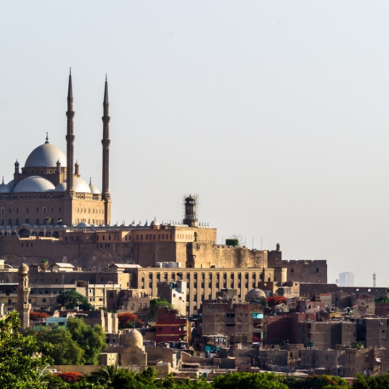 The majestic Mohammed Ali Mosque in Cairo.
